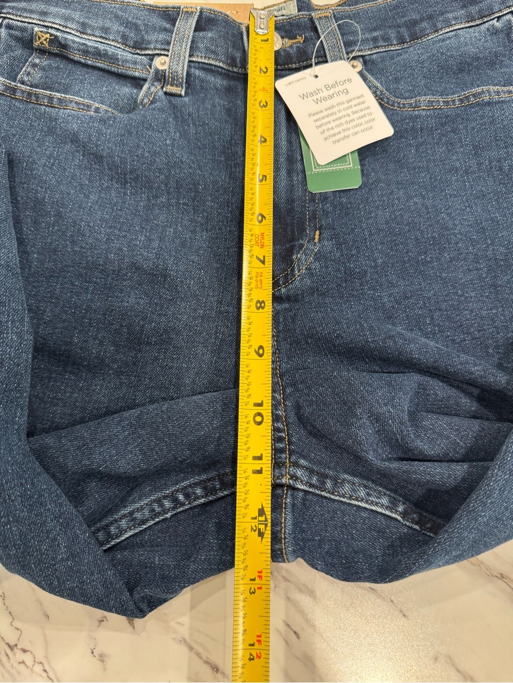 L.L. Bean Women's 207 Vintage High-Rise Straight Leg Jeans Indigo 10Reg NWT - Picture 7 of 14
